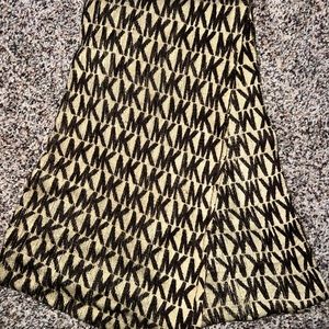 Michael Kors Logo-Print Infinity Scarf